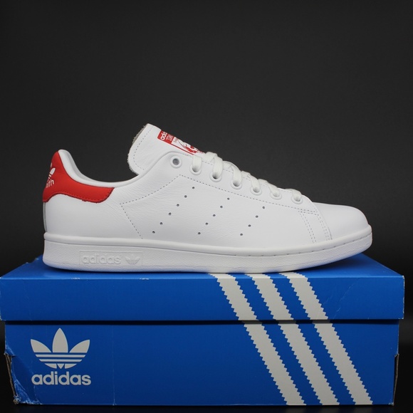 adidas Other - ADIDAS EF4334 Stan Smith White White Red Size 9 Men